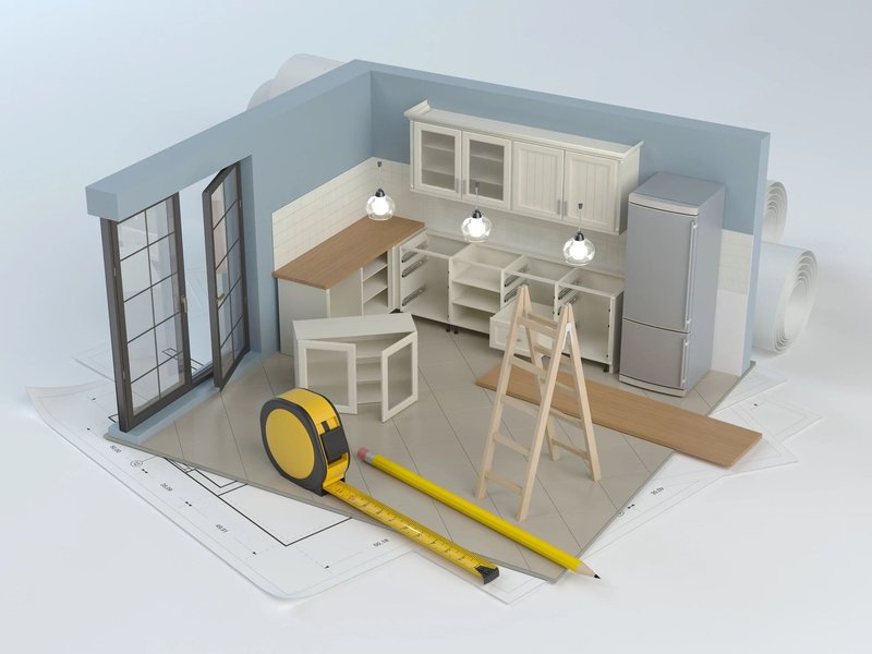 3D model of kitchen from Simonian Flooring Inc in Incline Village, NV