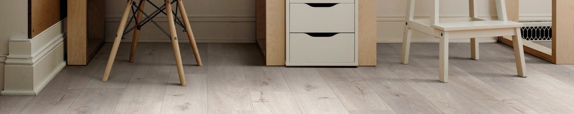 Home office with light hardwood flooring from Simonian Flooring Inc in Incline Village, NV