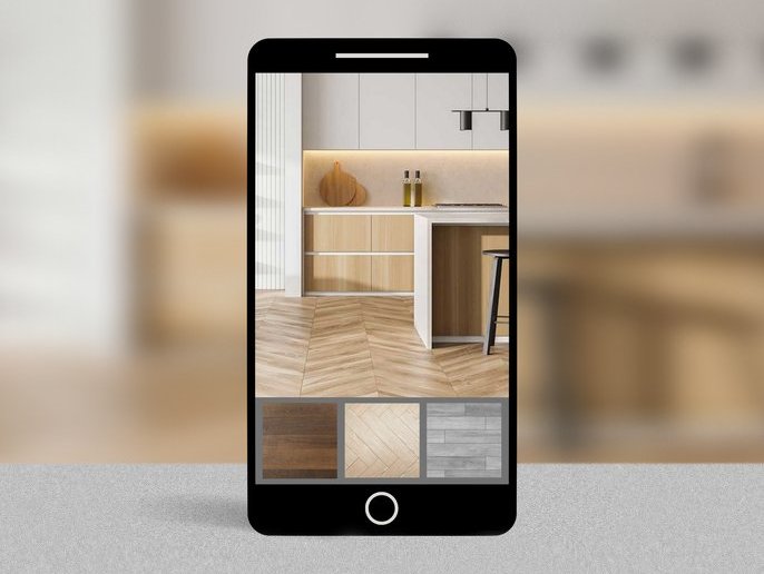 Room visualizer app from Simonian Flooring Inc in Village, NV